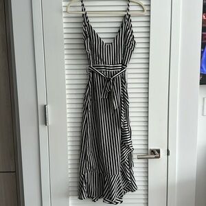 Black & White stripe dress